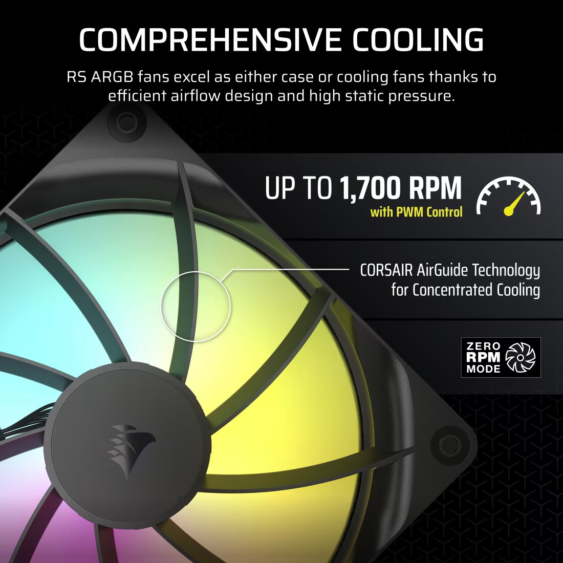 Corsair RS140 ARGB ventilator 140mm 5
