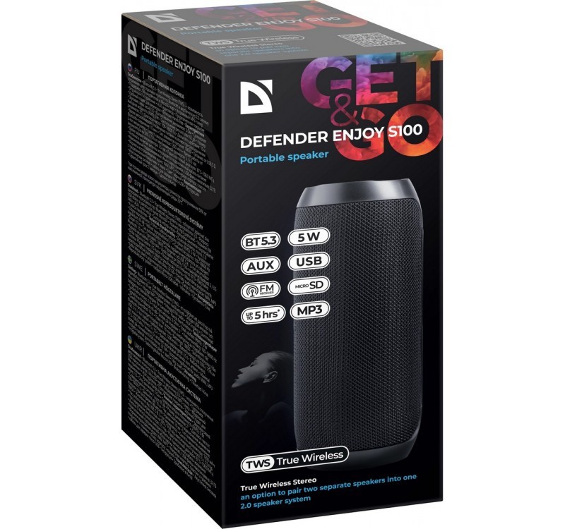 Bluetooth zvočnik ENJOY S100 (črn) 4