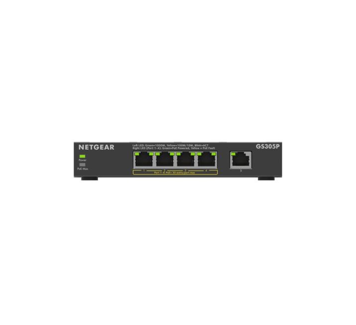 Neupravljalni stikalnik, GS305P, 5-portni PoE+, Gigabit 4