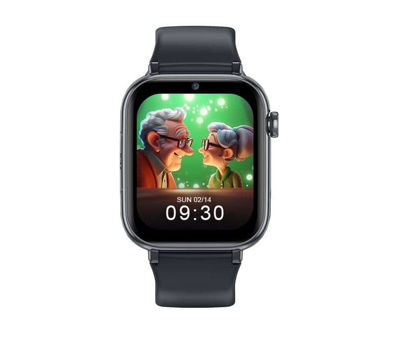 Pametna ura za otroke FW59 Kiddo 4G, črna