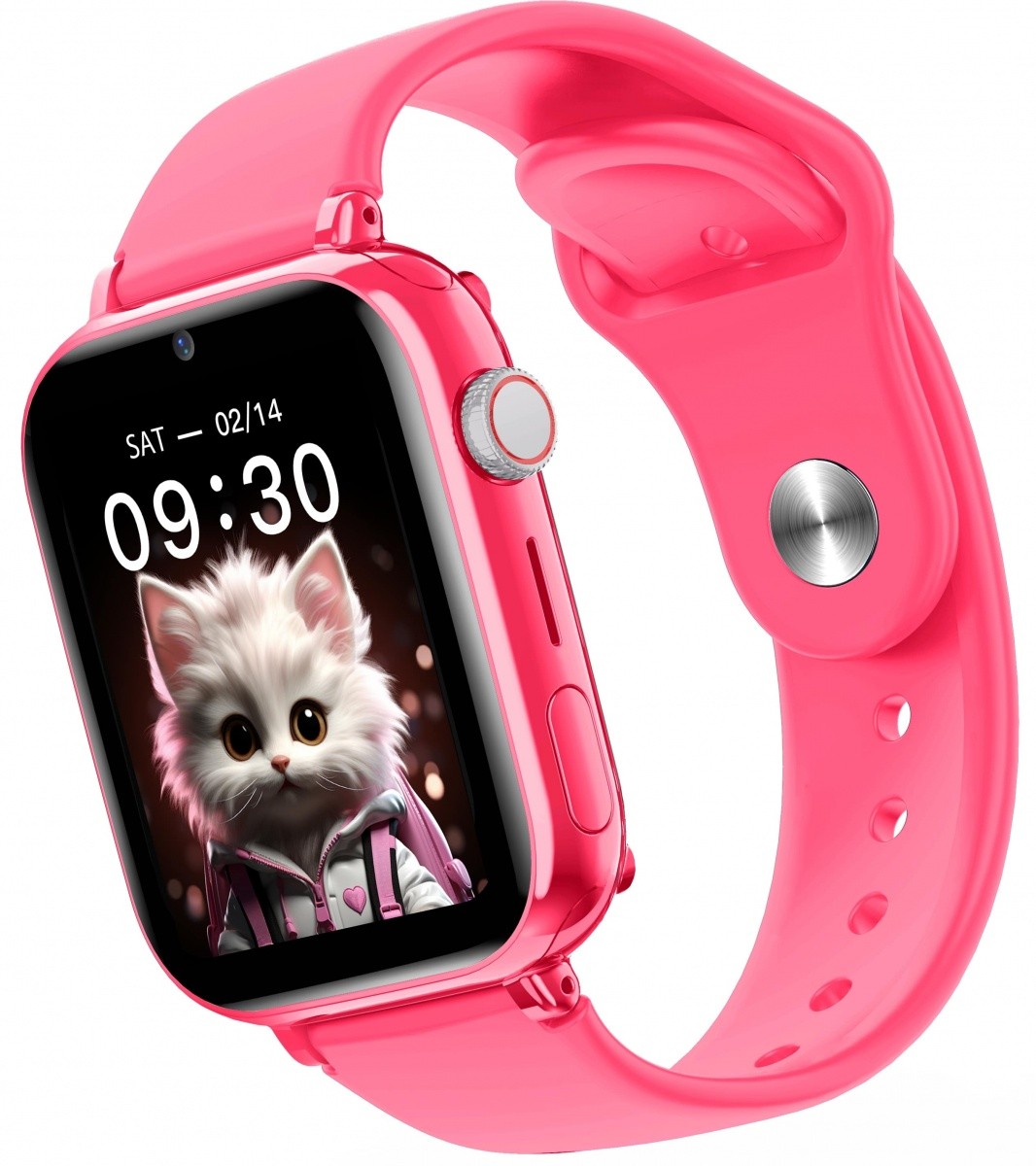 Pametna ura za otroke FW59 Kiddo 4G, roza 3