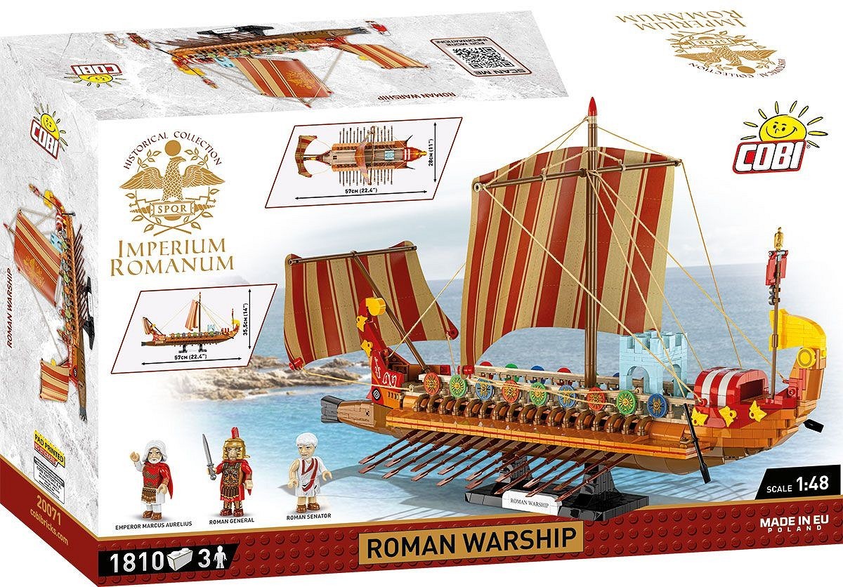Cobi Klocki Imperium Romanum - Okręt wojenny 3