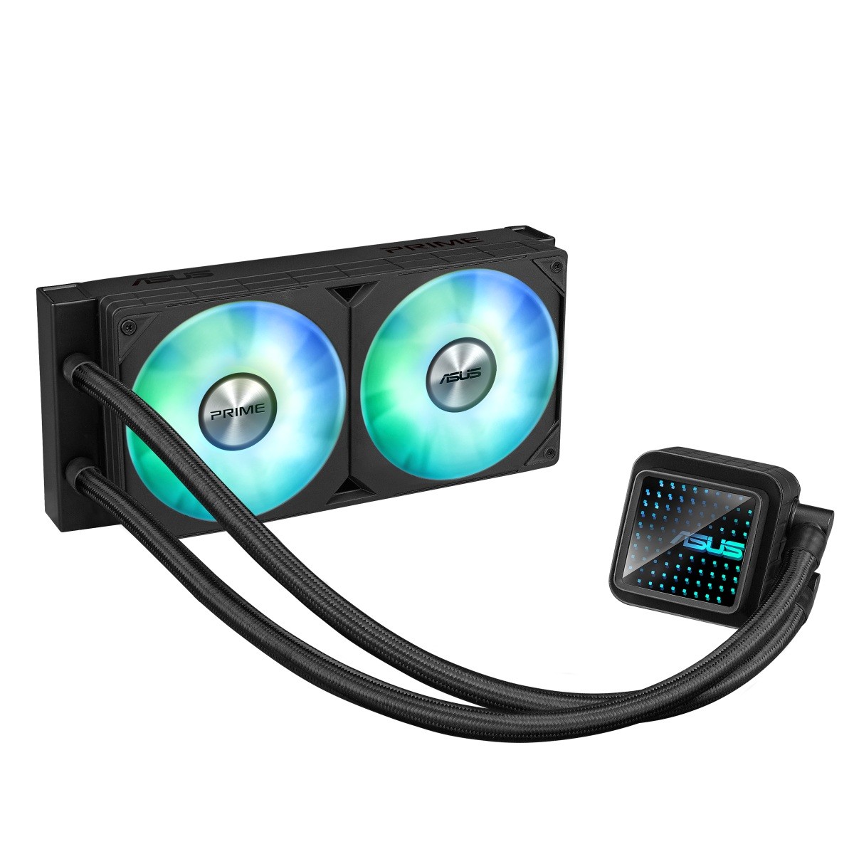 Asus PRIME LC ARGB vodno hlajenje CPU, 2x120mm ventilatorji, črno 3