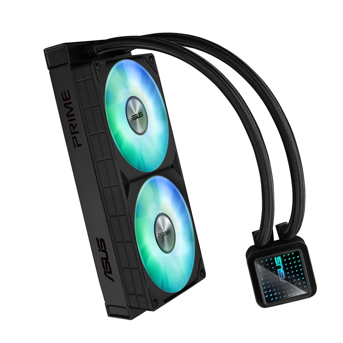 Asus PRIME LC ARGB vodno hlajenje CPU, 2x120mm ventilatorji, črno 5