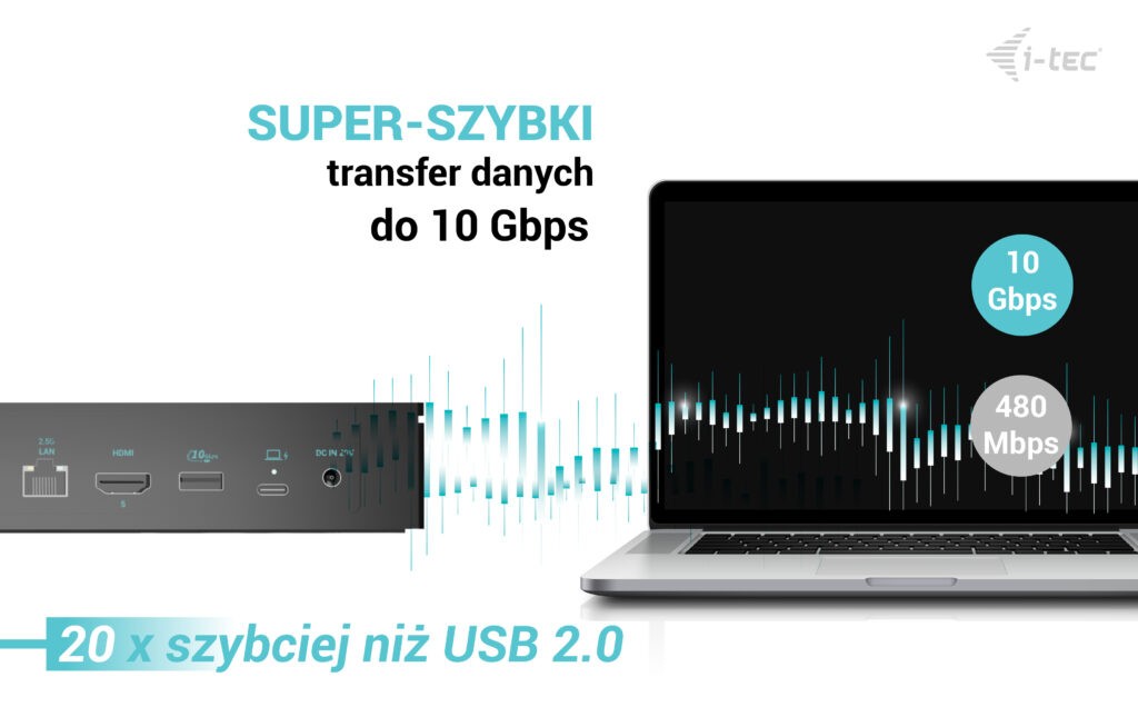 Univerzalna postaja 5x 4K/60Hz, DisplayPort, Power Delivery 100W 8