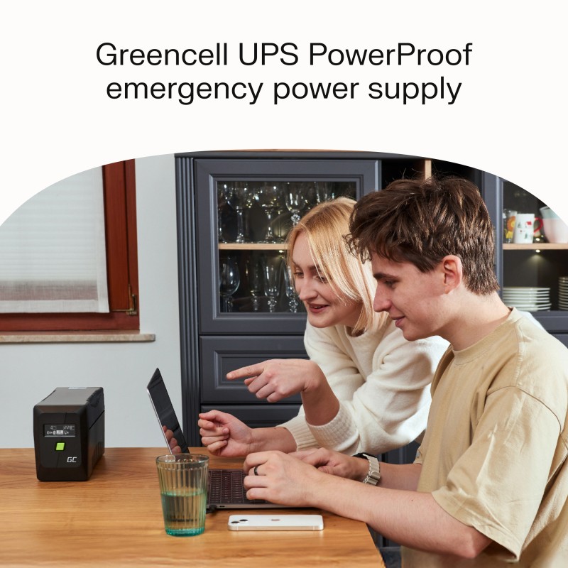 UPS napajalnik 700W/1000VA s čistim sinusnim valom 5