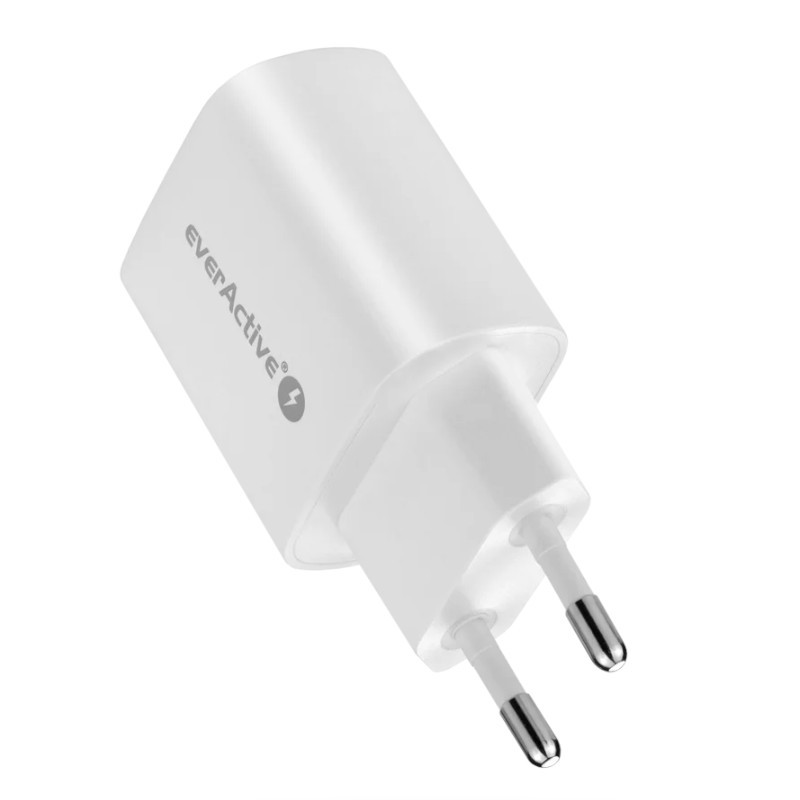 Omrežni polnilnik 1x USB 18W QC3.0 bel 3
