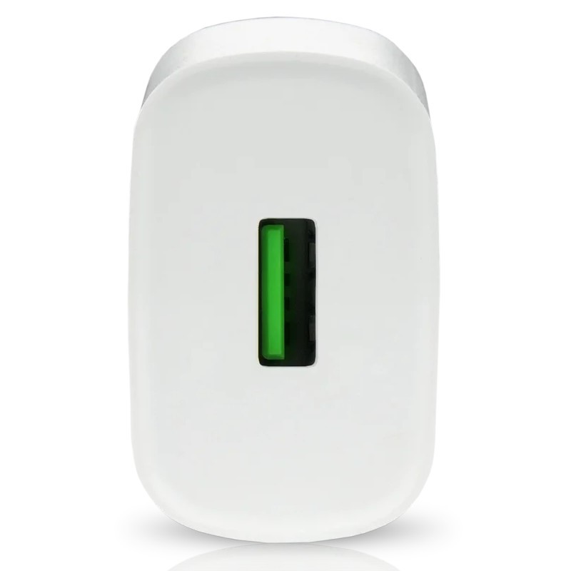 Omrežni polnilnik 1x USB 18W QC3.0 bel 5