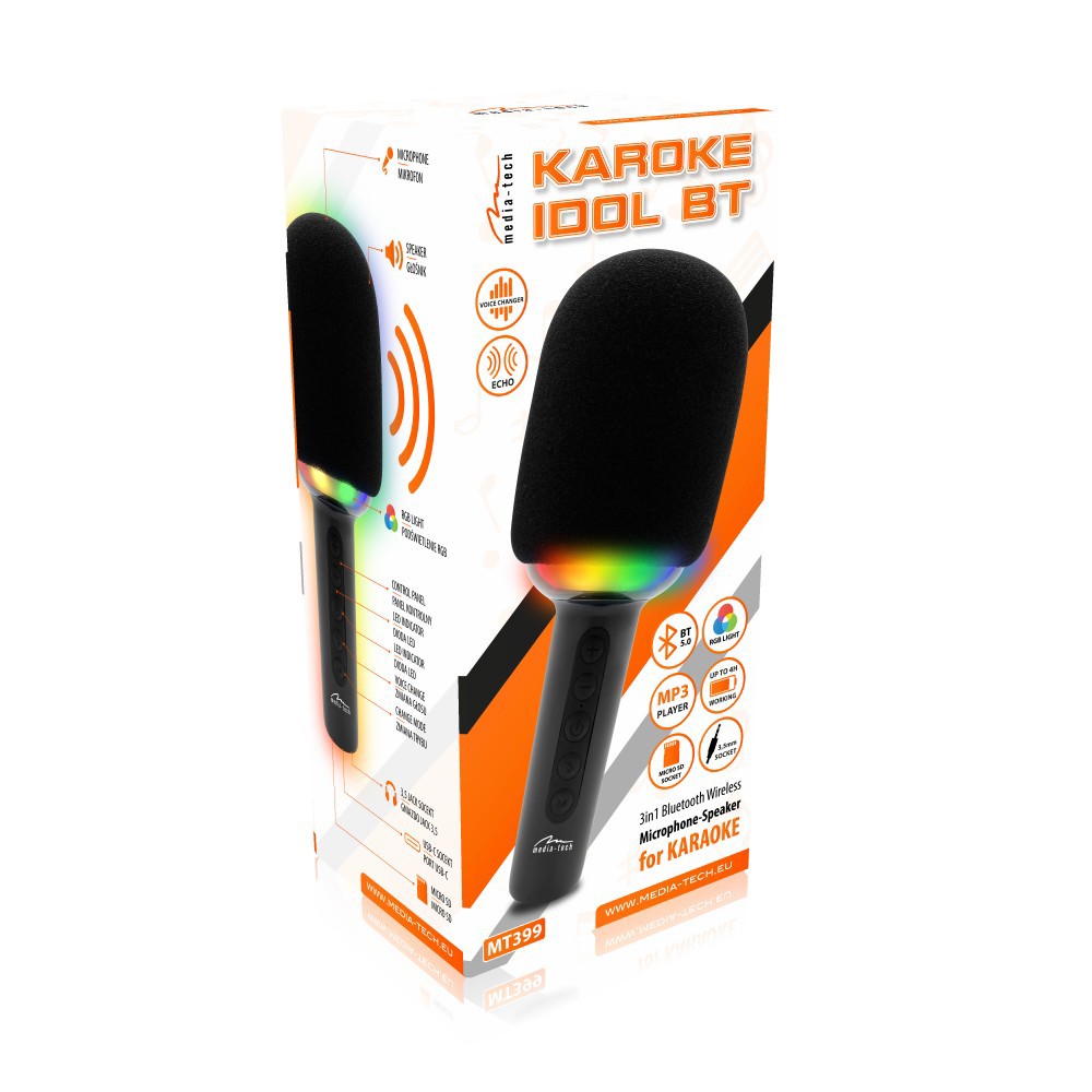 Karaoke mikrofon z Bluetooth zvočnikom Karaoke Idol BT MT399 5