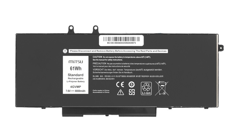 Baterija 4GVMP za Dell Latitude 5400 5500 5510, 8000 mAh 2