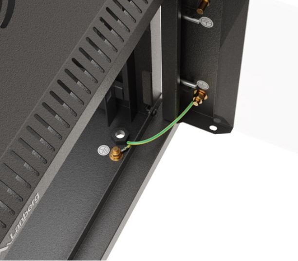 10" viseča omara za rack 4U, 300x300 mm (črna) 4
