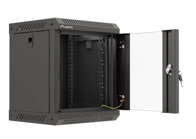 10" viseča omara za rack 6U, 300x300 mm (črna) 7