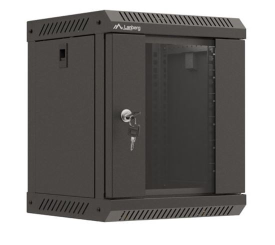 10" viseča omara za rack 6U, 300x300 mm (črna)