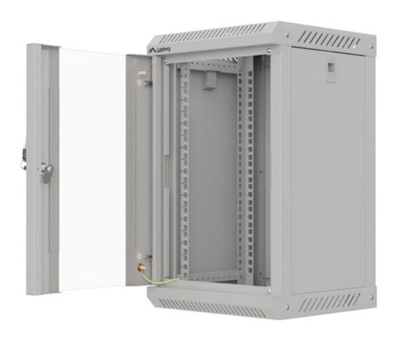 10" viseča omara za rack 9U, 300x300 mm (siva) 3