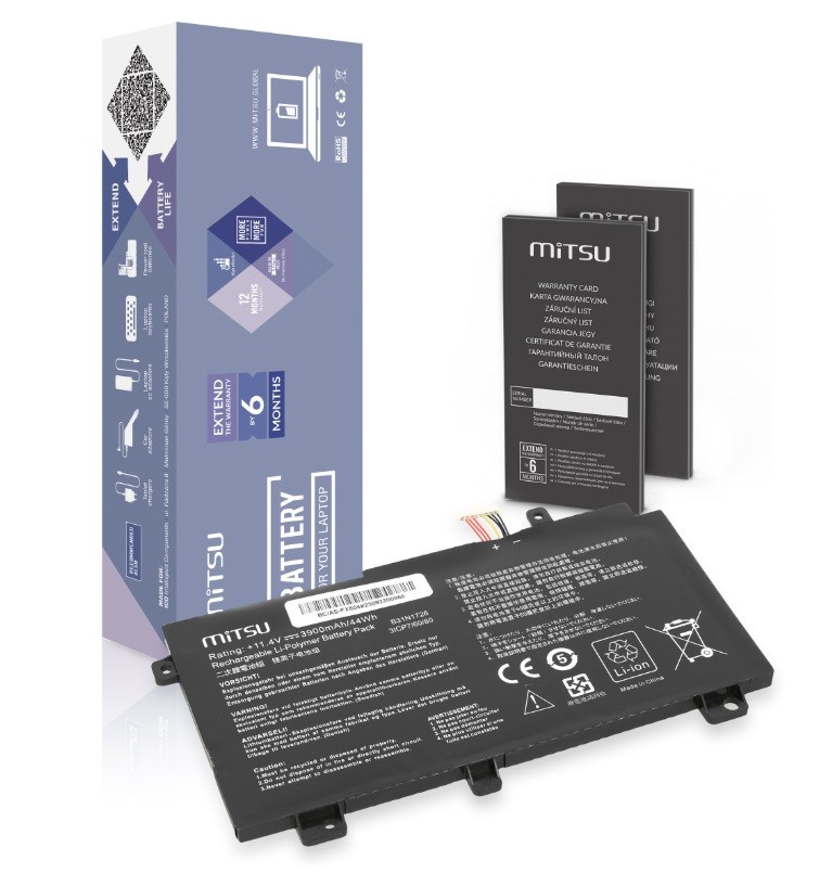 Baterija B31N1726 za Asus FX504 FX505 FX80G, 3900 mAh
