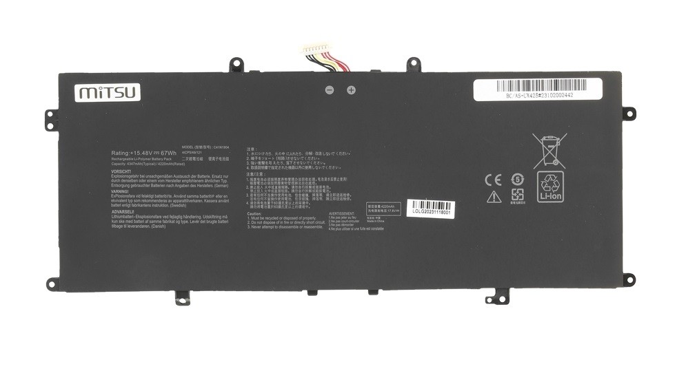Baterija C41N1904 za Asus UX325JA UX325EA UX363EA UM425IA UX425JA, 4347 mAh 2
