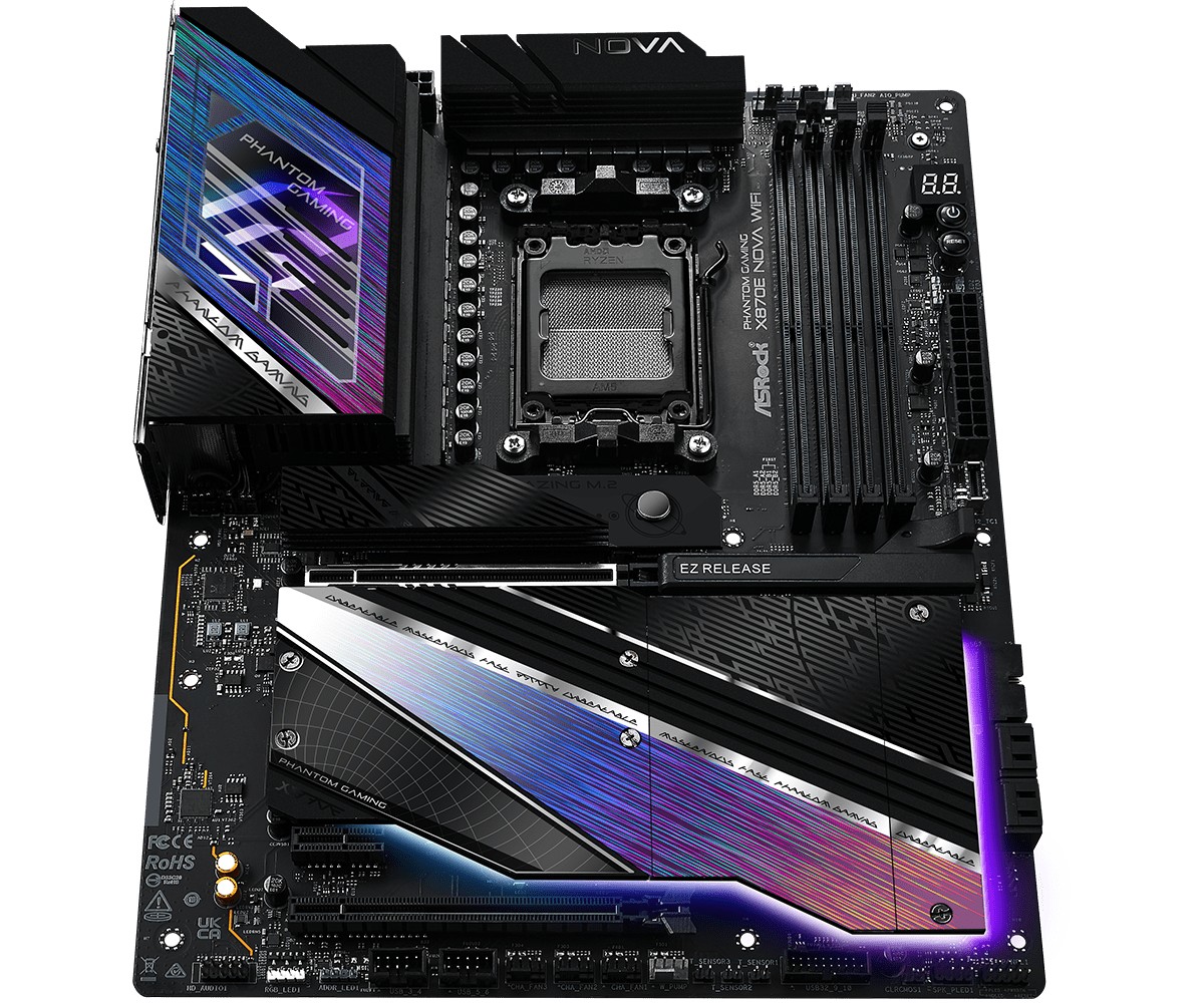 Matična plošča X870E NOVA WIFI AM5, 4x DDR5, M.2, ATX 8