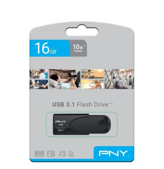 16GB USB 3.1 Flash Disk ATTACHE 4 FD16GATT431KK-EF