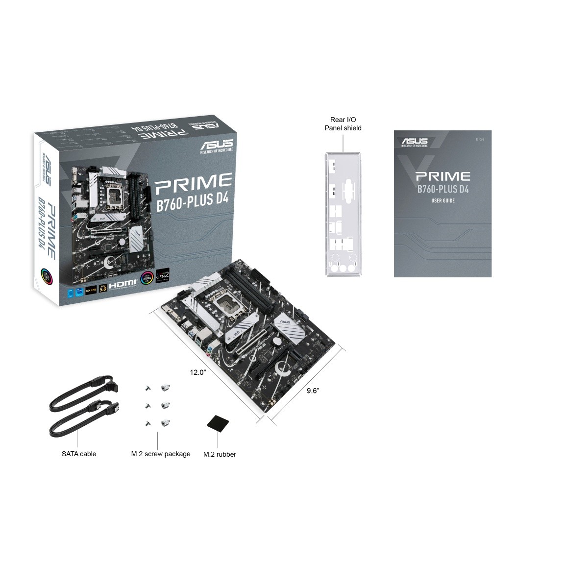 Asus PRIME B760-PLUS D4 matična plošča (s1700, 4x DDR4, ATX) 5