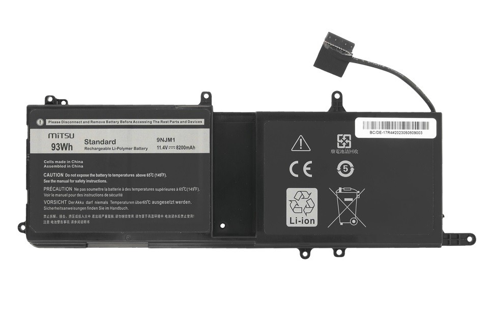 Mitsu Baterija za Dell Latitude 3410/3510, Inspiron 5x0x (11.4V, 3600mAh) 2