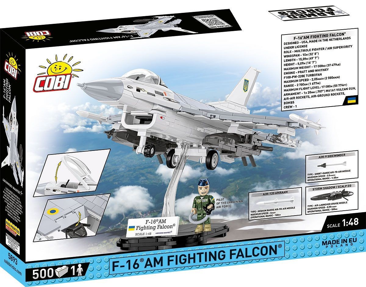 Gradbeni bloki - Bojni avion F-16C 3