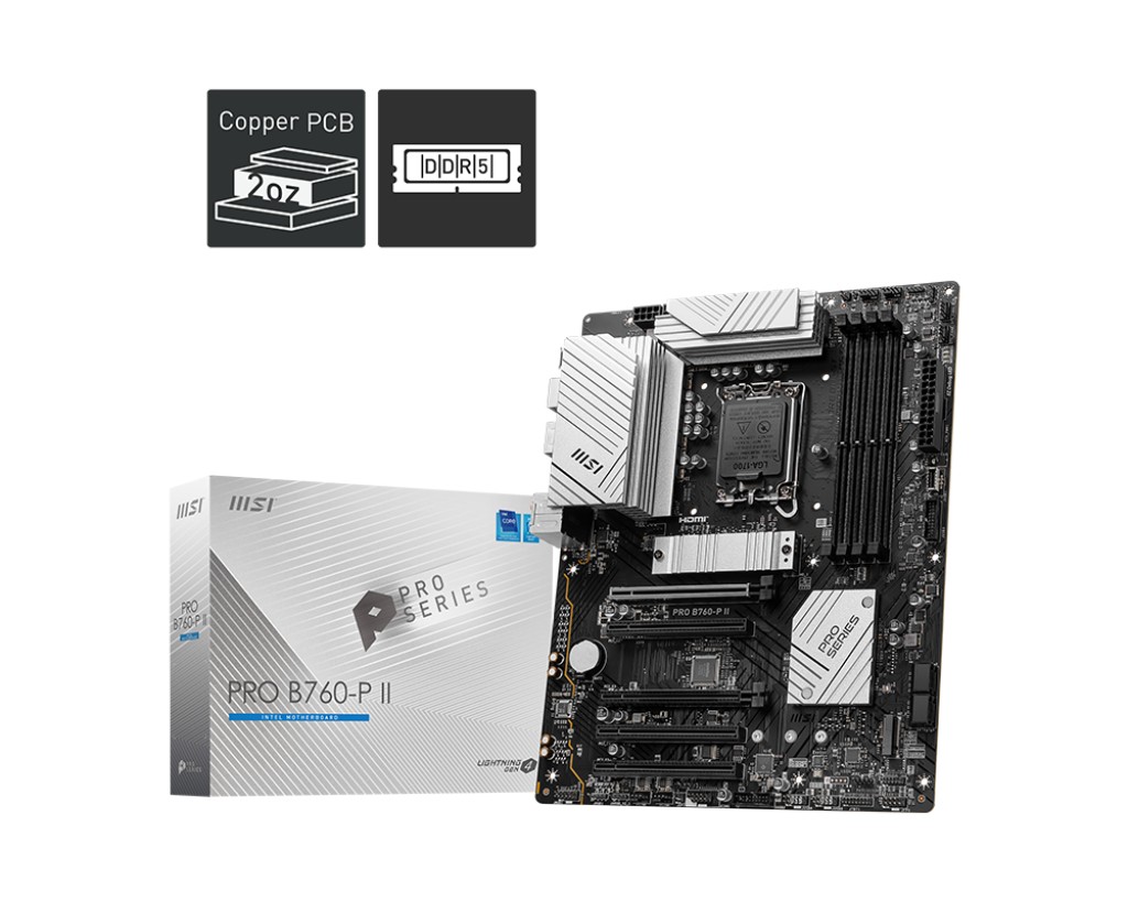 Matična plošča PRO B760-P II (LGA1700, DDR5)