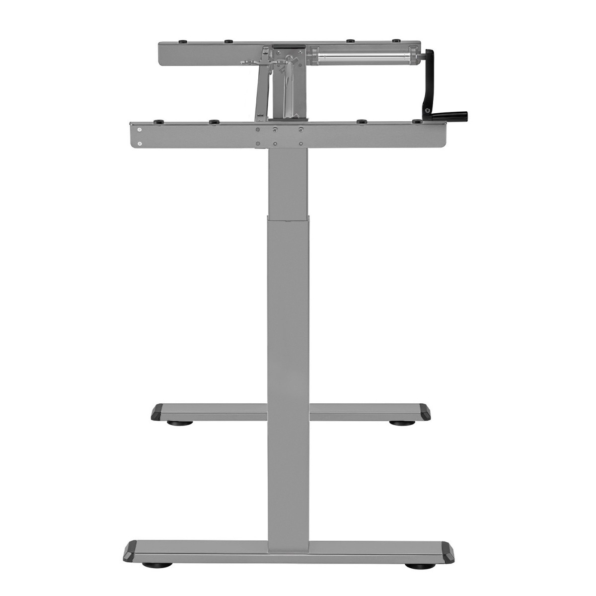 Maclean MC-790NG Ergonomsko pisalniško mizo z nastavljivo višino (do 60kg) - Siva 6
