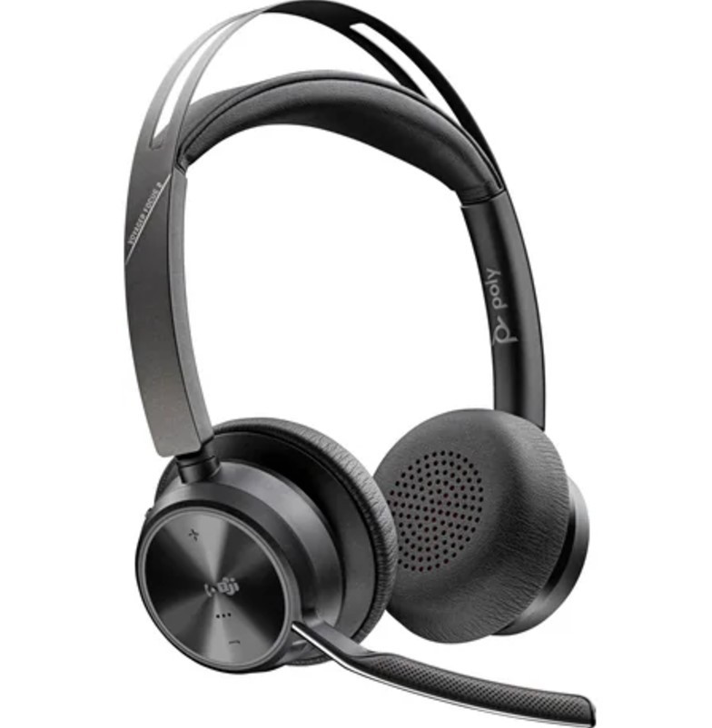 Slušalke Voyager Focus 2 MS Teams, USB-C + adapter C/A