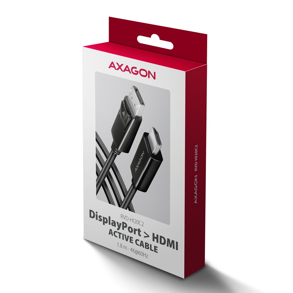 Aktivni DisplayPort v HDMI adapter RVD-HI20C, 4K/60Hz 7