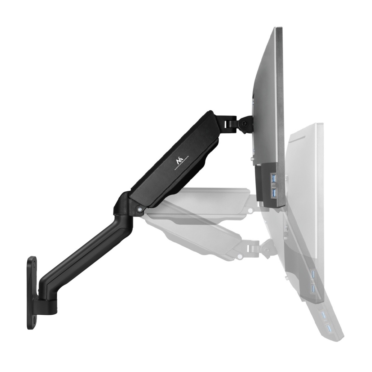 Stenski nosilec za monitor Maclean MC-332, 17-32", dolga roka 2