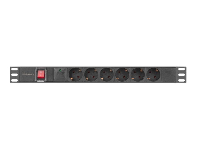 Rack napajalna letev PDU 19" 1U, 5x Shuko, 2m 4