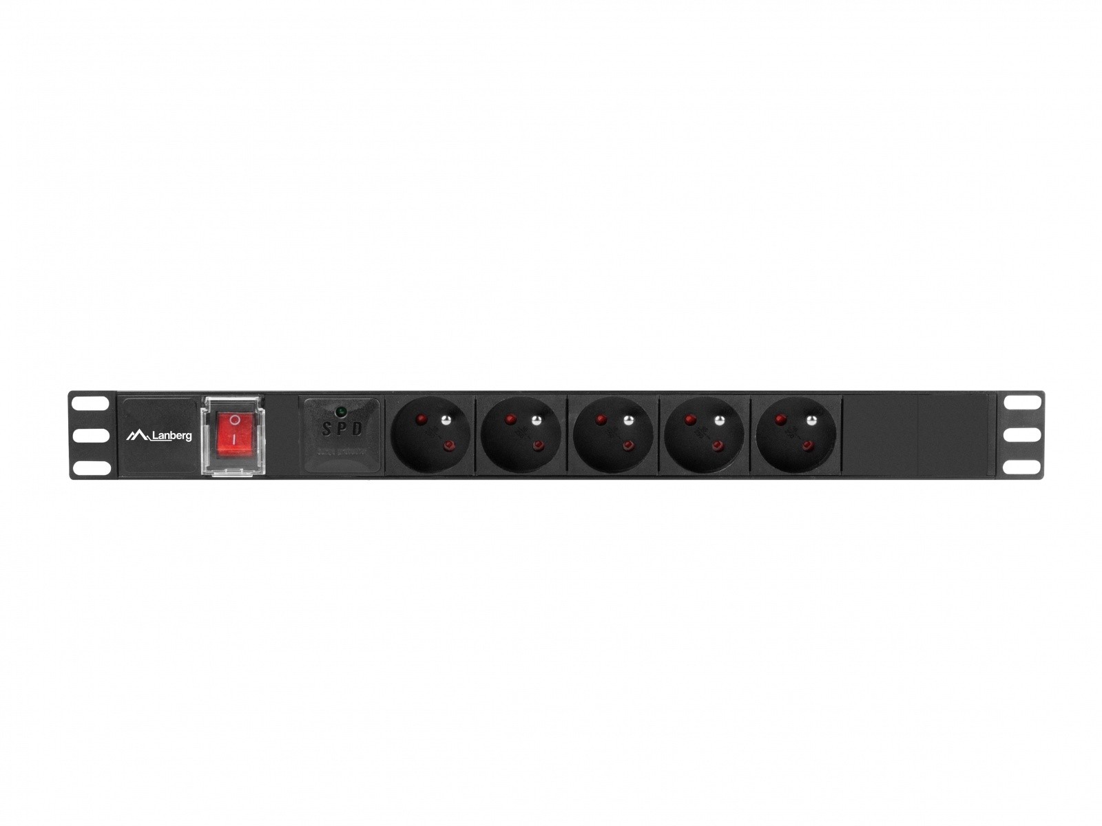 Rack napajalna letev PDU 19" 1U, 5x 230V C14, 2m 5