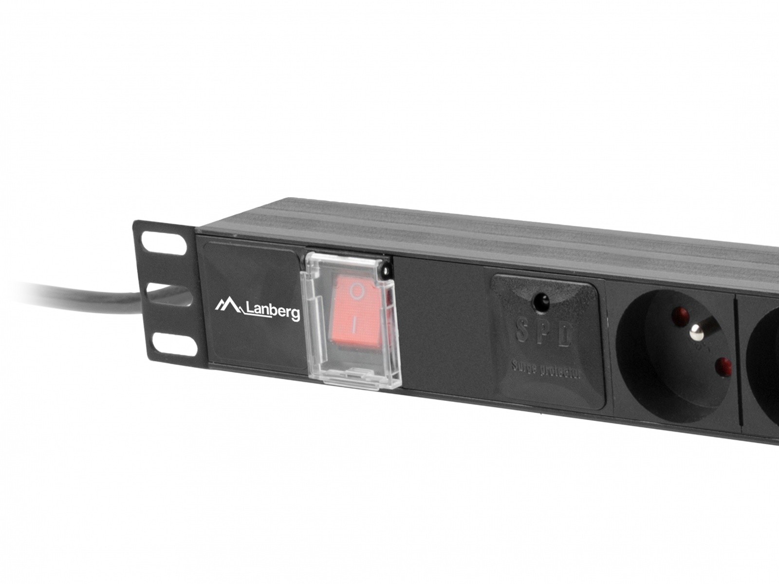 Rack napajalna letev PDU 19" 1U, 5x 230V C14, 2m 6