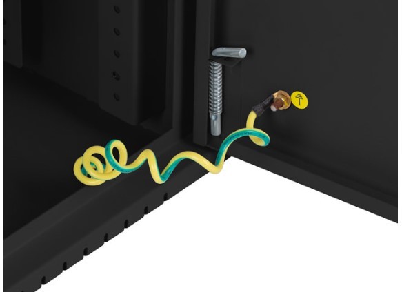 Nizkoprofilna viseča omara za rack 19" 6U+3U, črna 4