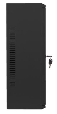 Nizkoprofilna viseča omara za rack 19" 6U+3U, črna 8