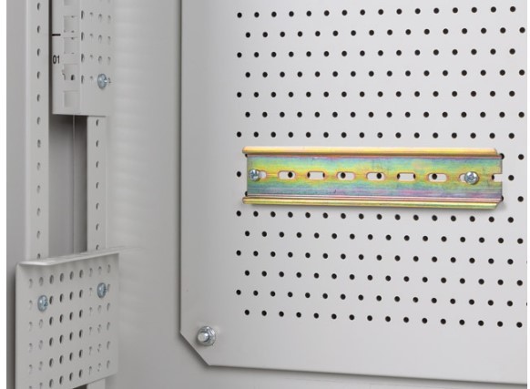 Namestitveni rack omarica 19" 6U+3U 540x200 mm nizka siva (sestavljena) 8