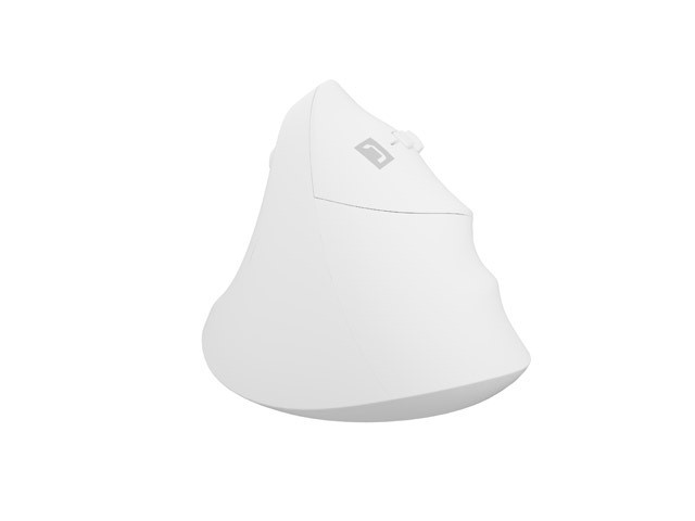 Brezžična vertikalna miška Crake 2 BT 5.2 + 2.4GHz bela 4