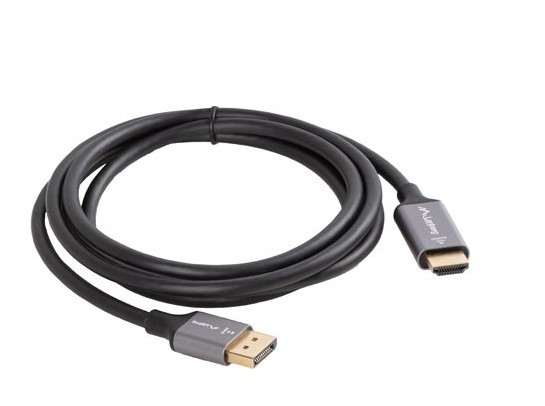 Kabel DisplayPort (M) na HDMI (M) 1.8 m 4K črno-srebrn 2