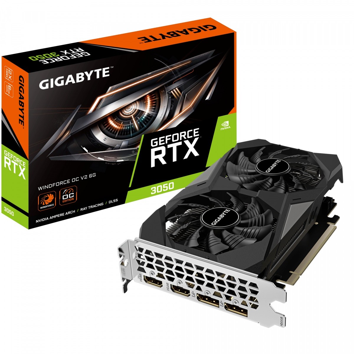 Grafična kartica GeForce RTX 3050 WINDFORCE OC V2 6GB GDDR6
