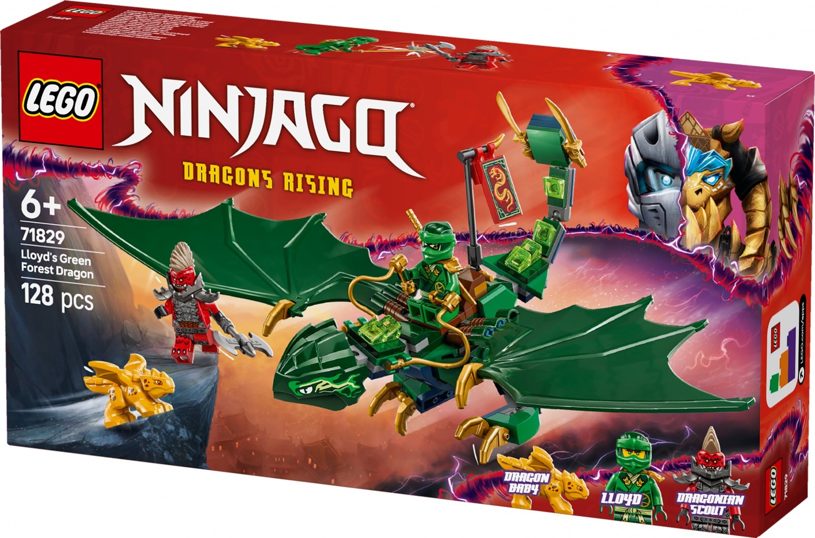 LEGO Ninjago 71829 Zmajev napad na gozdni zmaj Lloyda 2