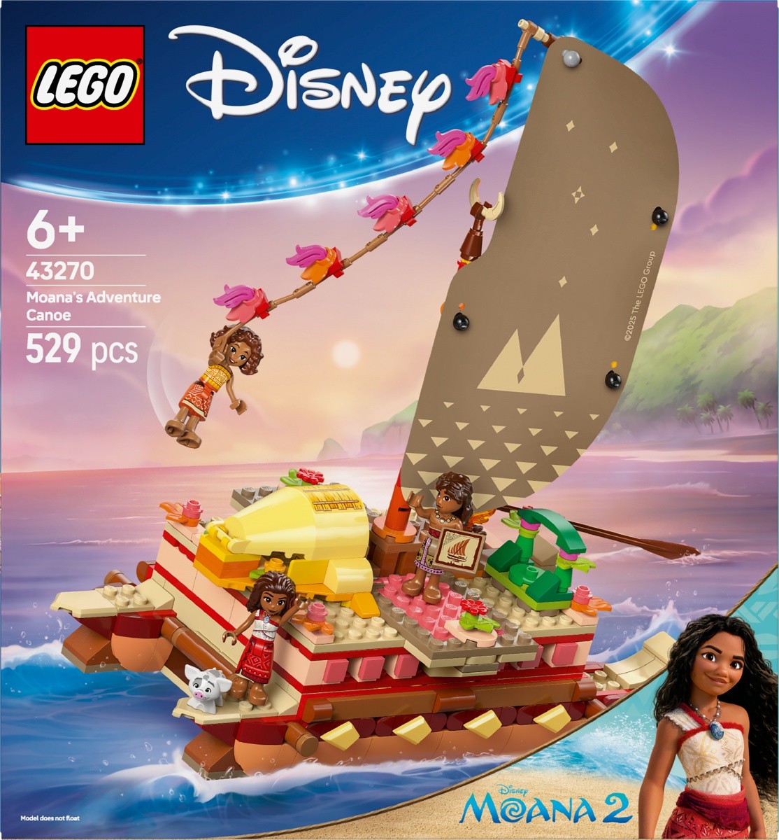 Gradbeni bloki Disney 43270, kajak avantura Vaiane 5