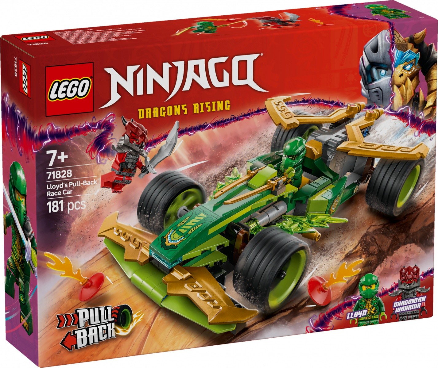 LEGO Ninjago 71828 Lloydov dirkalnik z pull-back pogonom, kocke