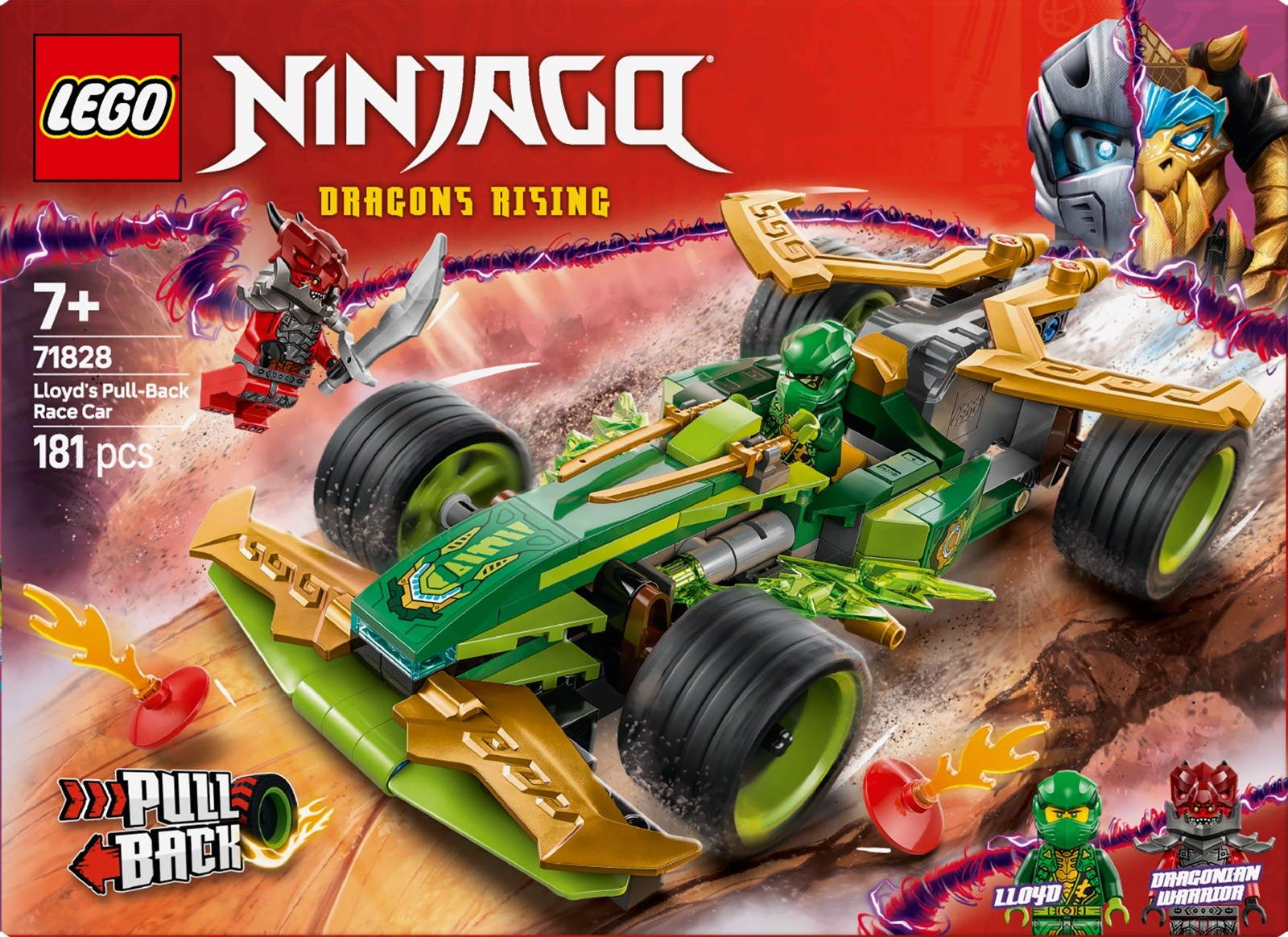 LEGO Ninjago 71828 Lloydov dirkalnik z pull-back pogonom, kocke 4