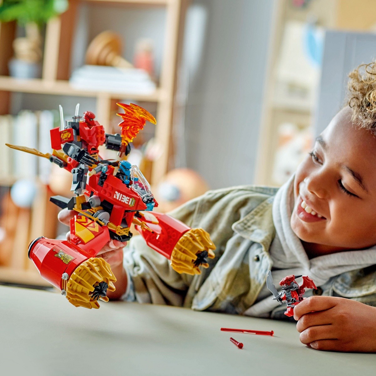 LEGO Ninjago 71830 Kaijev mehanizem nevihtnega jahača, kocke 7