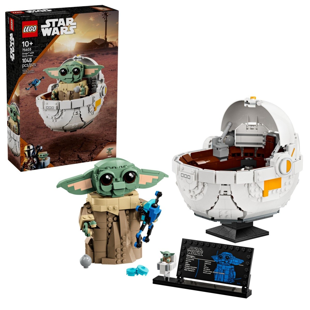 Gradbeni bloki Star Wars 75403, Grogu v vozičku 2