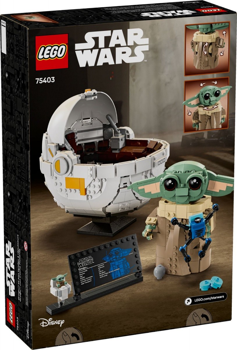 Gradbeni bloki Star Wars 75403, Grogu v vozičku 4