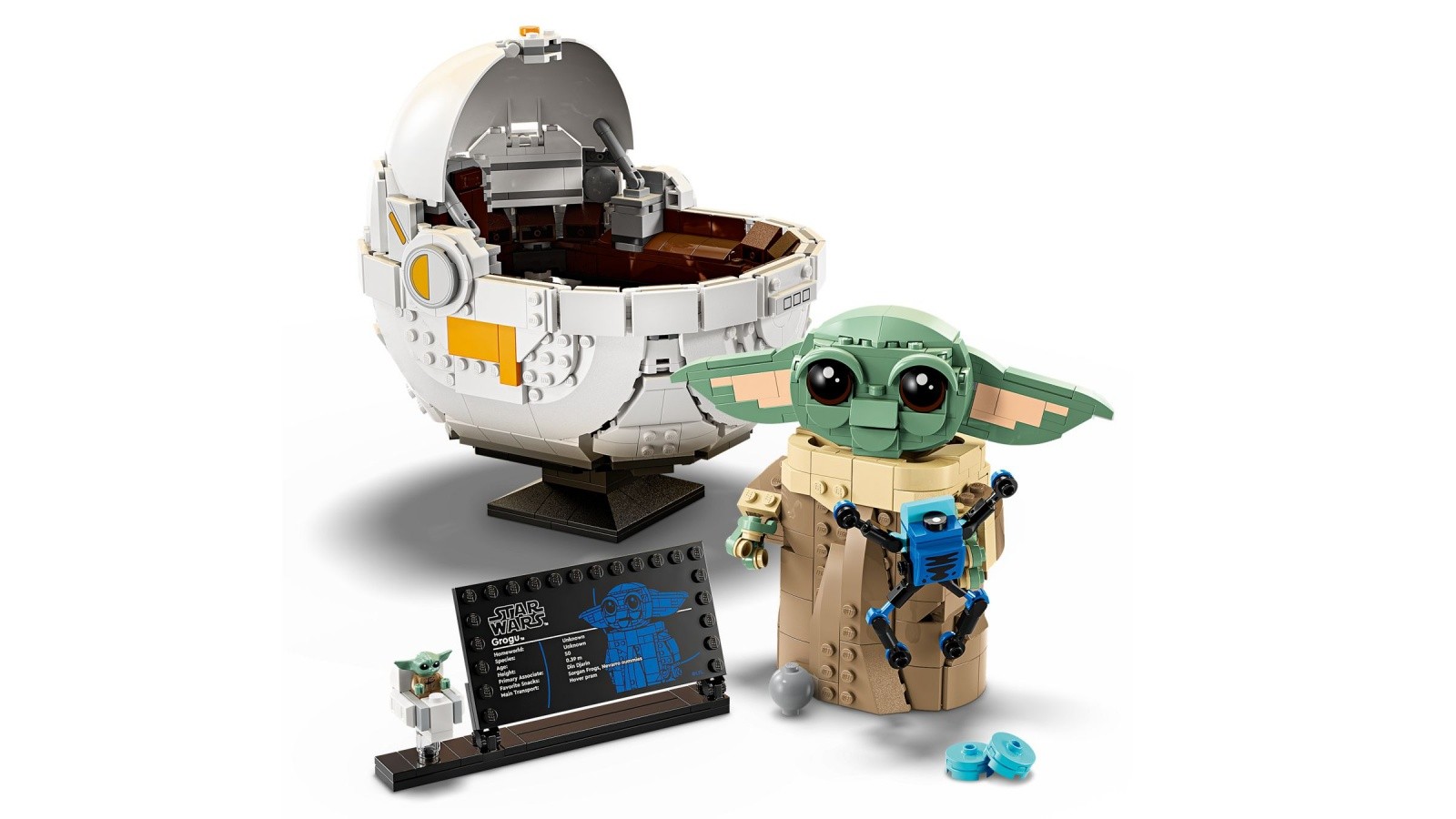 Gradbeni bloki Star Wars 75403, Grogu v vozičku 6
