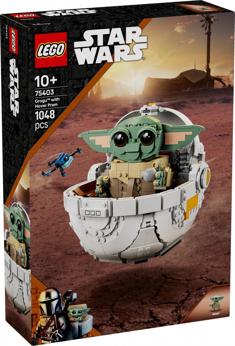 Gradbeni bloki Star Wars 75403, Grogu v vozičku