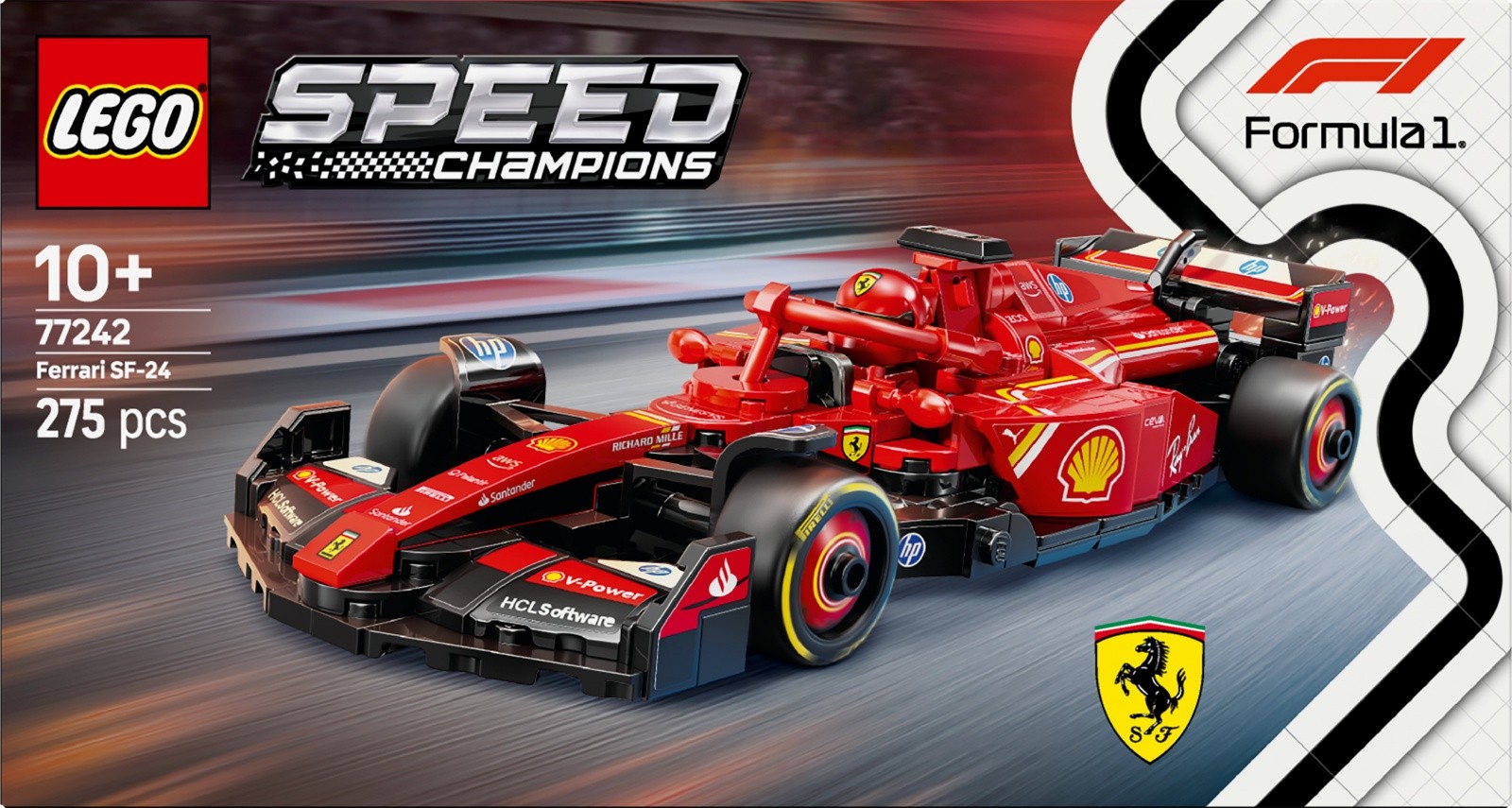 Gradbeni bloki Speed Champions 77242, Ferrari SF-24 F1 bolid 2