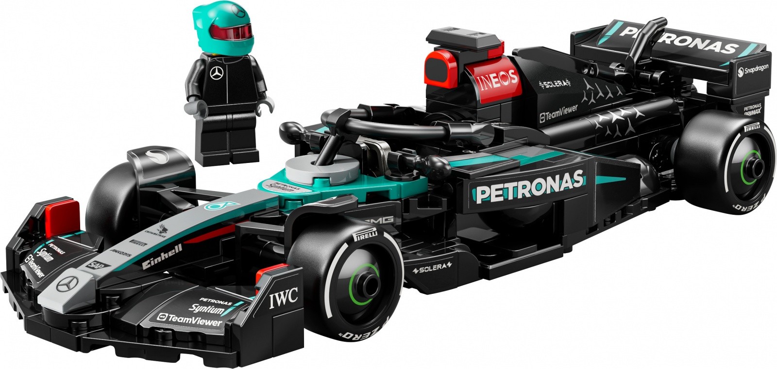 Gradbeni bloki Speed Champions 77244, Mercedes-AMG W15 F1 bolid 4